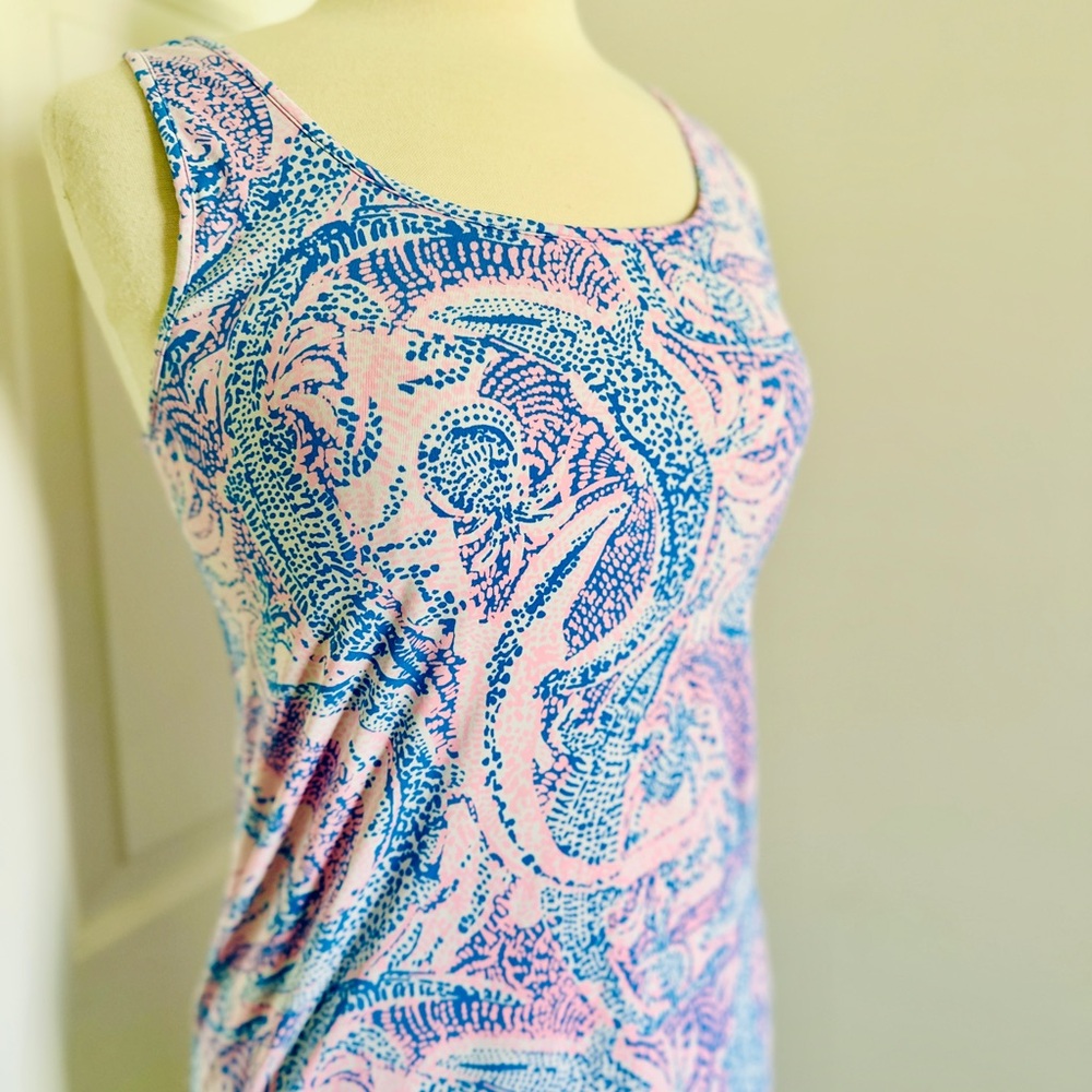 Lilly Pulitzer Luxletic Athletic Sunray Tank Top in Maybe Gator | Size M